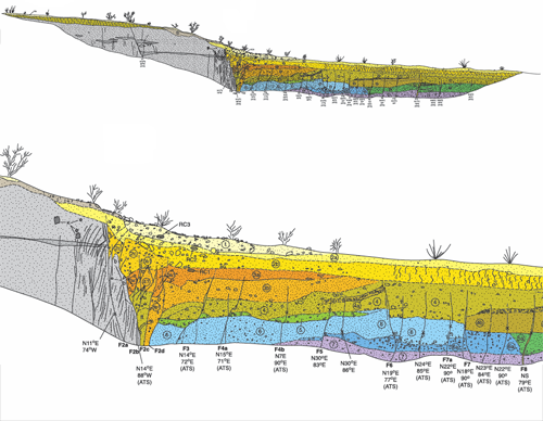 East Carson Valley Fault System Trench Log
