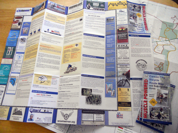 Carson City Bicycle Route Map and Safe Cycling Guide