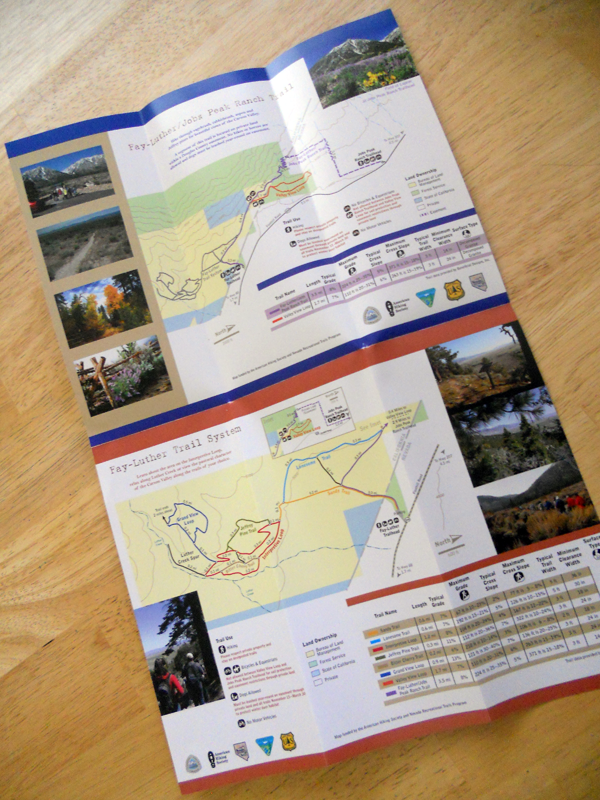 CVTA Local Trails Guide map foldout